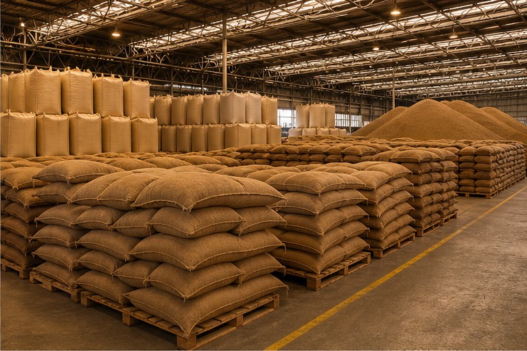 Bulk commodities warehouse