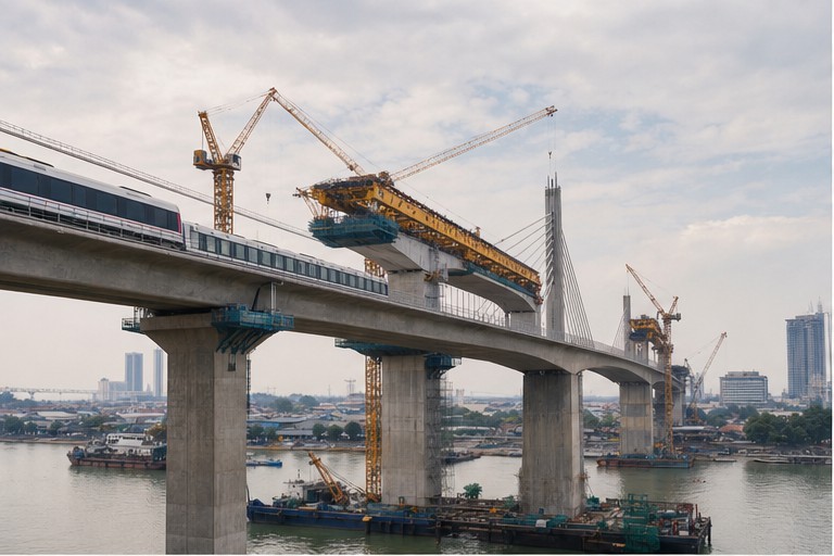 Major transport infrastructure under construction
