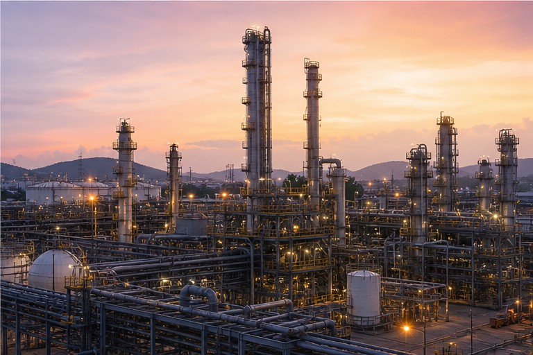 Petrochemical processing facility