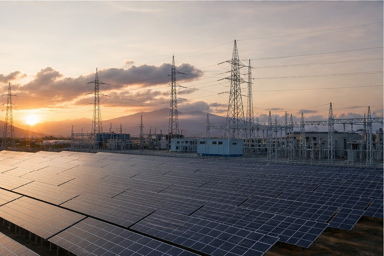 Utility-scale power and solar infrastructure